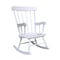 International Concepts Rectangle Juvenile Rocker, 20 W, 22 L, 27.75 H, Wood, White CR08-2465 - alternate 4